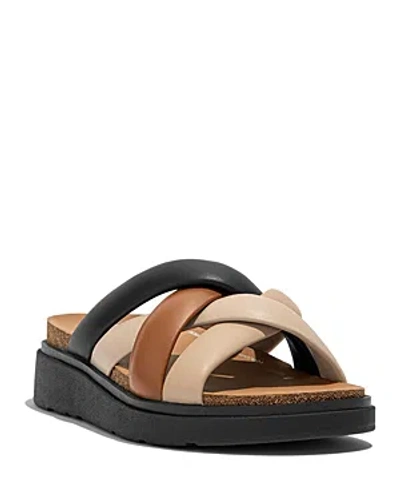 Fitflop Gen-ff Padded Strap Platform Sandal In Latte Beige