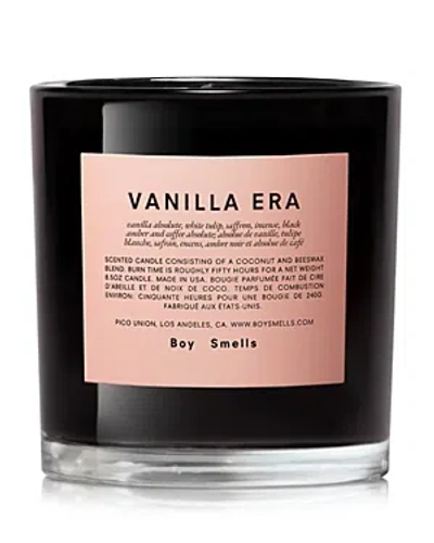 Boy Smells Vanilla Era Candle 8.5 oz / 240 G 1 Wick Candle In Black