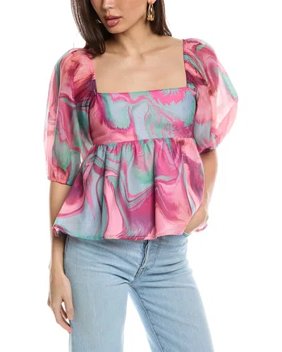 Amanda Uprichard Maisie Top In Pink