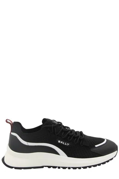 Bally Logo Patch Lace In Black