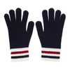 MONCLER Navy Wool Gloves,99286/00 979AU