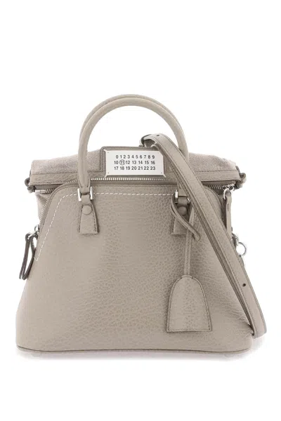 Maison Margiela 5ac Classique Handbag In Birdy (grey)