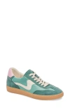 Dolce Vita Women's Notice Low-profile Lace-up Sneakers In Green Suede