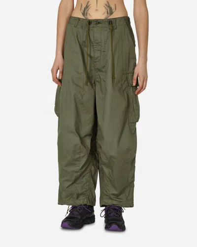 Needles H.d. Bdu Trousers Olive In Green