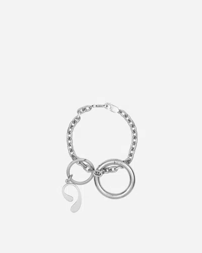 Panconesi Key Bracelet Silver In Grey