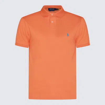 Polo Ralph Lauren Cotton Polo Shirt In Yellow & Orange