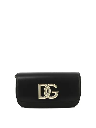 Dolce & Gabbana "3.5" Crossbody Bag In Black