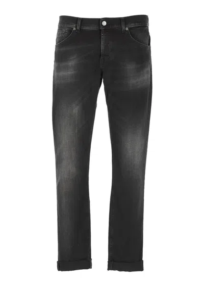 Dondup Black Stretch-cotton Jeans