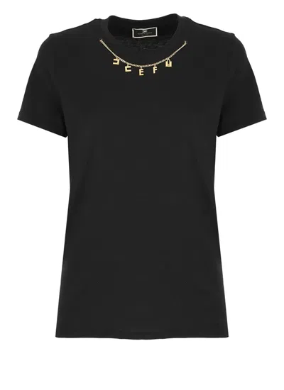 Elisabetta Franchi T-shirts And Polos Black