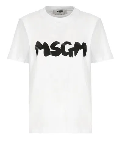 Msgm T-shirts And Polos White