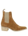 Amiri Ankle Boots In Beige