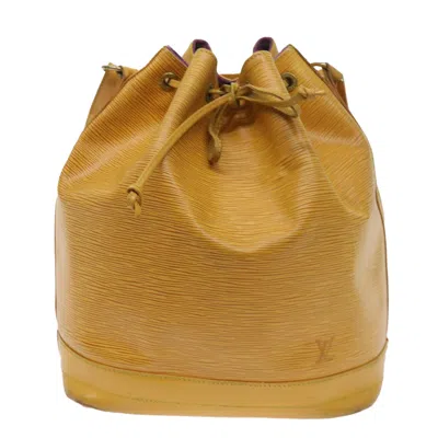 Pre-owned Louis Vuitton Noé Yellow Leather Shoulder Bag ()