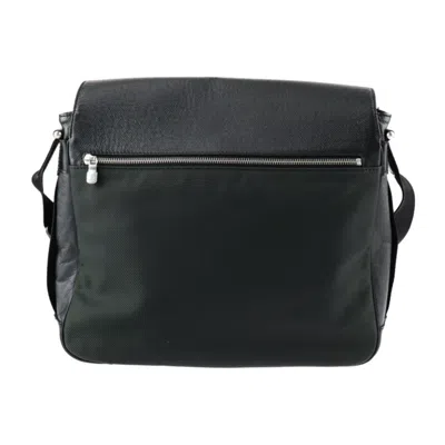 Pre-owned Louis Vuitton Victor Black Leather Shoulder Bag ()