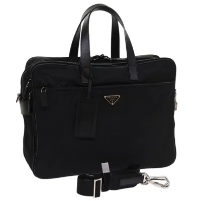 Prada Black Synthetic Travel Bag ()