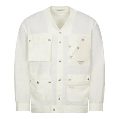 Undercover Off-white Press-stud Jacket In Cream