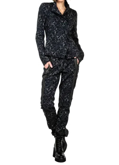 Beate Heymann Military Trouser In Black/green In Multi