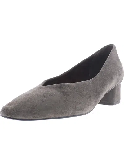 Vaneli Liliet Womens Suede Block Heel Pumps In Multi