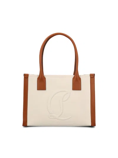 Christian Louboutin By My Side Small Shoulder Bag In White