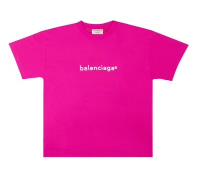 Pre-owned Balenciaga Fuchsia Unisex Cotton Shirt