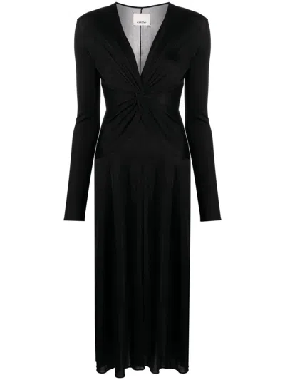 Isabel Marant Janevea Dress Clothing In 01bk Black