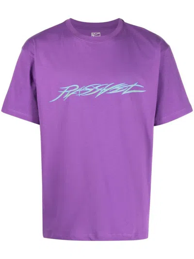 Rassvet Dian Liang Logo Tshirt Clothing In Purple