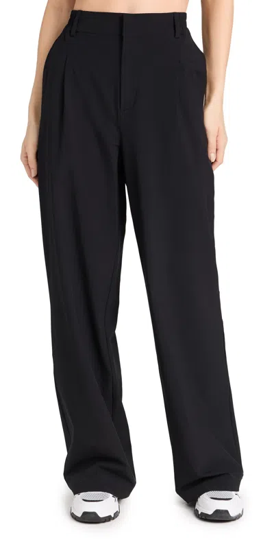 Alo Yoga High Waist Pursuit Trouser In Black