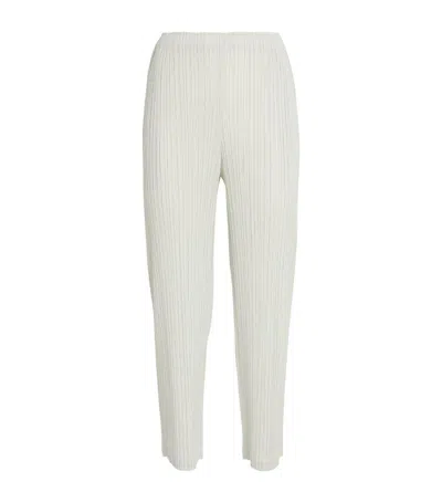 Issey Miyake Beige Thicker Bottoms 2 Trousers In 42 Greige