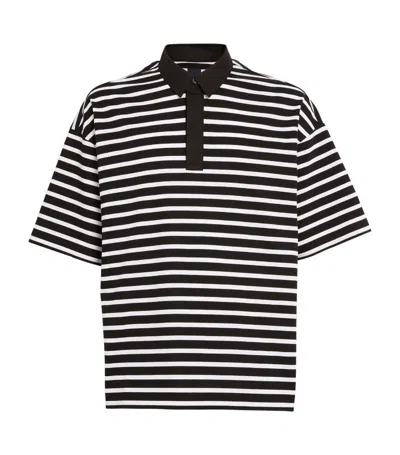Juunj Short-sleeve Polo Shirt In Black
