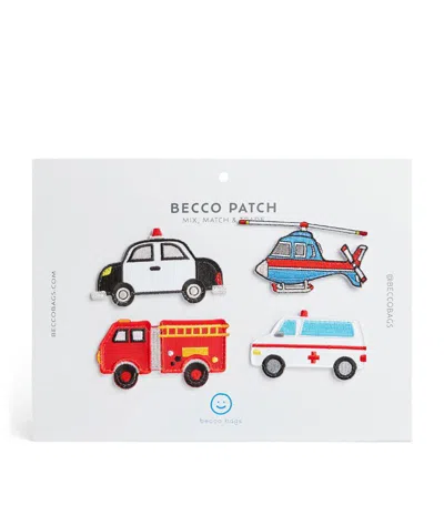 Becco Bags Kids' Rescue Workers Patch Set In Multi