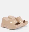 Givenchy Marshmallow Wedge Sandal In Beige