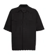 Simone Rocha Broderie Anglaise Shirt In Black/black