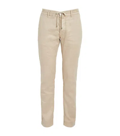 Jacob Cohen Pharell Active Drawstring Trousers In Beige