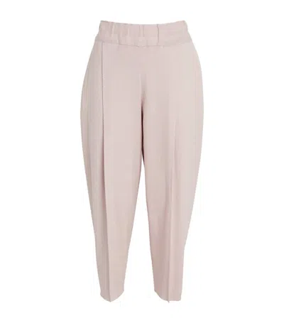 Issey Miyake Campagne Tapered Trousers In Pink