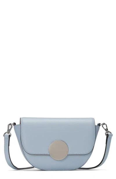 Oryany Lottie Saddle Leather Crossbody Bag In Space Blue