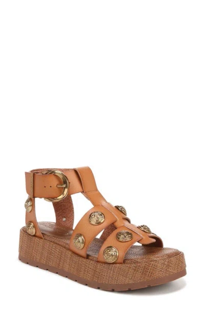 Circus Ny By Sam Edelman Katy Stud Sandals In Redwood Brown