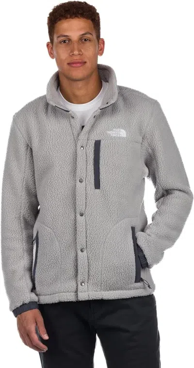 The North Face Nf0a7v3osg4 Mens Meld Grey Parkview Fleece Jacket Size 2xl Sgn306