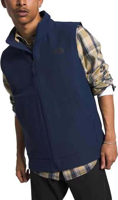 The North Face Camden Nf0a84hq Men's Summit Navy Full Zip Thermal Vest Sgn088 In Blue