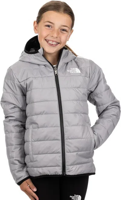 The North Face Nf0a7v75a91 Women's Meld Gray Reversible Insulated Jacket Ncl113 In Grey