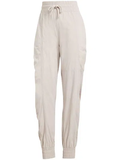 Adidas By Stella Mccartney Logo-print Drawstring Sweatpants In Newros/sigcya