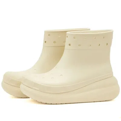 Crocs Off-white Crush Boots In Brown