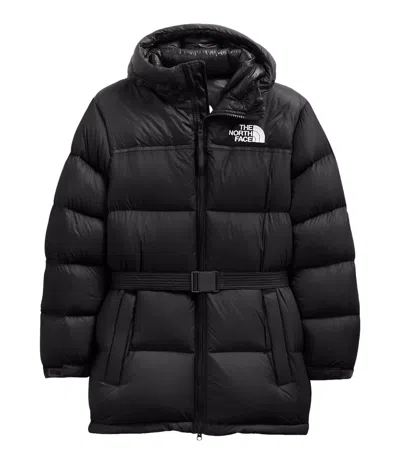 The North Face Nuptse Belted Nf0a5giljk3 Women's Black Mid Puffer Jacket Dtf636