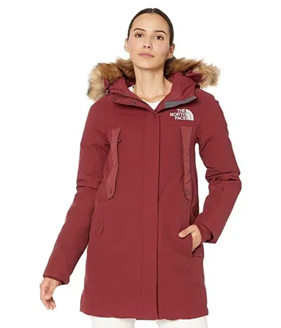The North Face New Outerboroughs Nf0a4r3j6r3 Womens Parka Jacket Size 2xl Sgn310 In Red