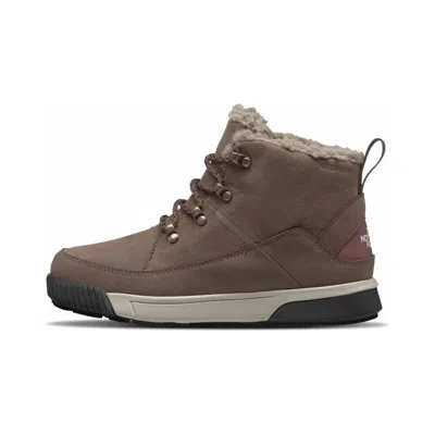 The North Face Sierra Mid Nf0a4t3x7t7-080 Womens Brown Leather Boots Us 8 Foh138 In Deep Taupe/wild Ginger
