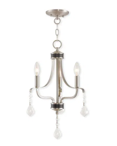 Livex Lighting Livex Laurel 3-light Brushed Nickel Mini Chandelier