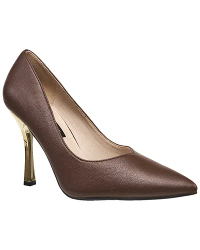 French Connection Women's Pointy Anny Heels In Brown Suede