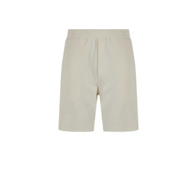 Editions 102 Textured Cotton Shorts In Green
