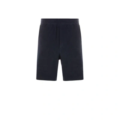 Editions 102 Textured Cotton Shorts In Black