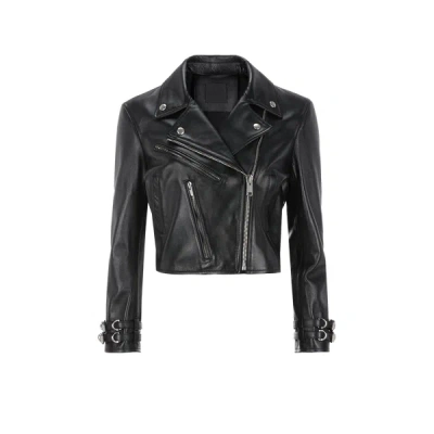 Givenchy Leather Jacket In Black
