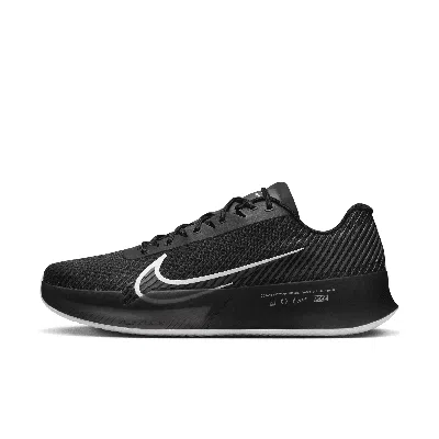 Nike Air Zoom Vapor 11 Rubber-trimmed Mesh Tennis Sneakers In Black