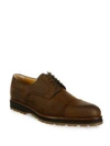 A. TESTONI' Leather Brogue Derby Shoes